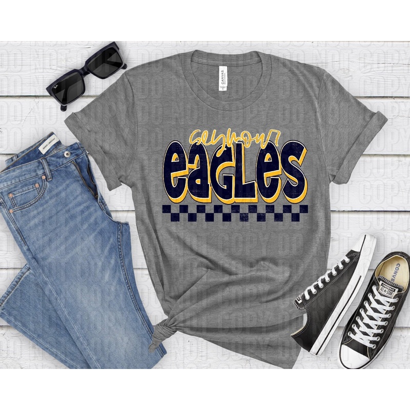 SEYMOUR EAGLES GOLD NAVY GRUNGE