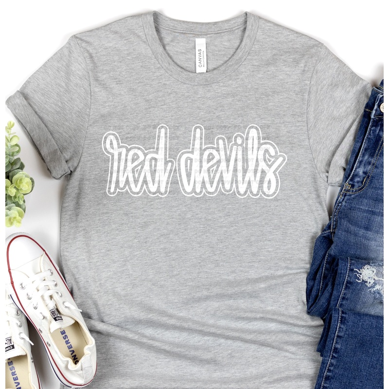 RED DEVILS WHITE WHITE|Pocket 3.5″-4″|Infant|Toddler|Youth 8.5|Adult 11″|Adult 12″
