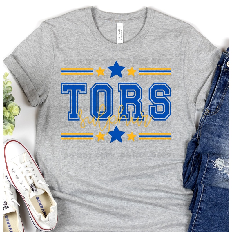 SULPHER TORS ROYAL BLUE ATH GOLD ALL STARS