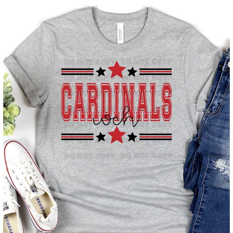 WCH CARDINALS RED BLACK ALL STARS