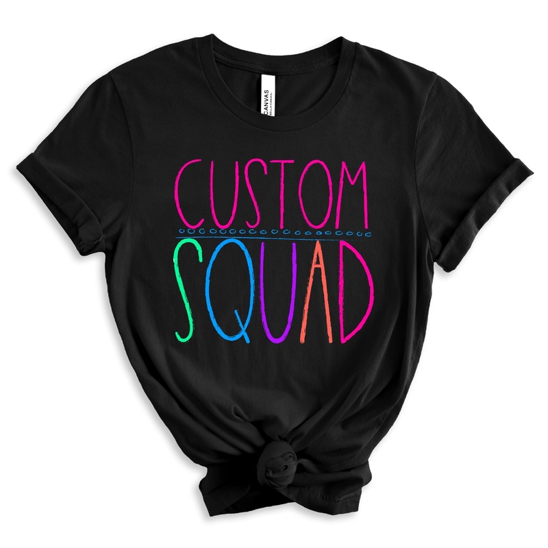 CUSTOM CHALKBOARD SQUAD WITHOUT FLOWERS