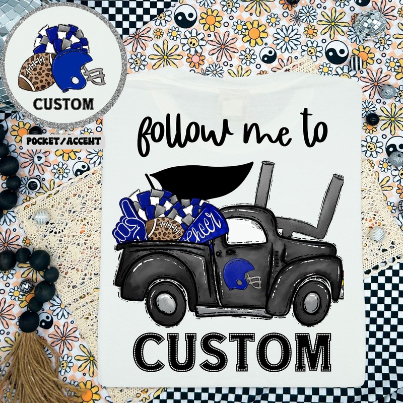 HOCO TRUCK BLUE FRONT + BACK|Youth|Adult