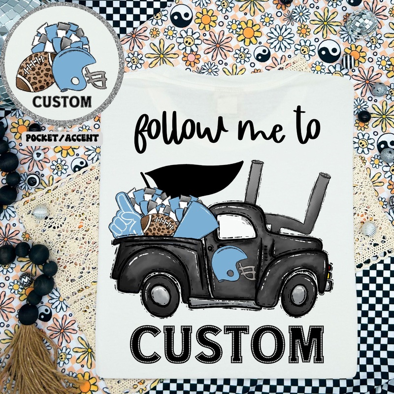 HOCO TRUCK CAROLINA BLUE FRONT + BACK