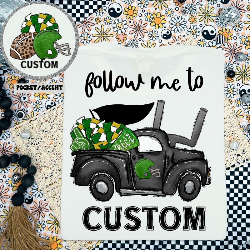 HOCO TRUCK GREEN AND YELLOW FRONT + BACK