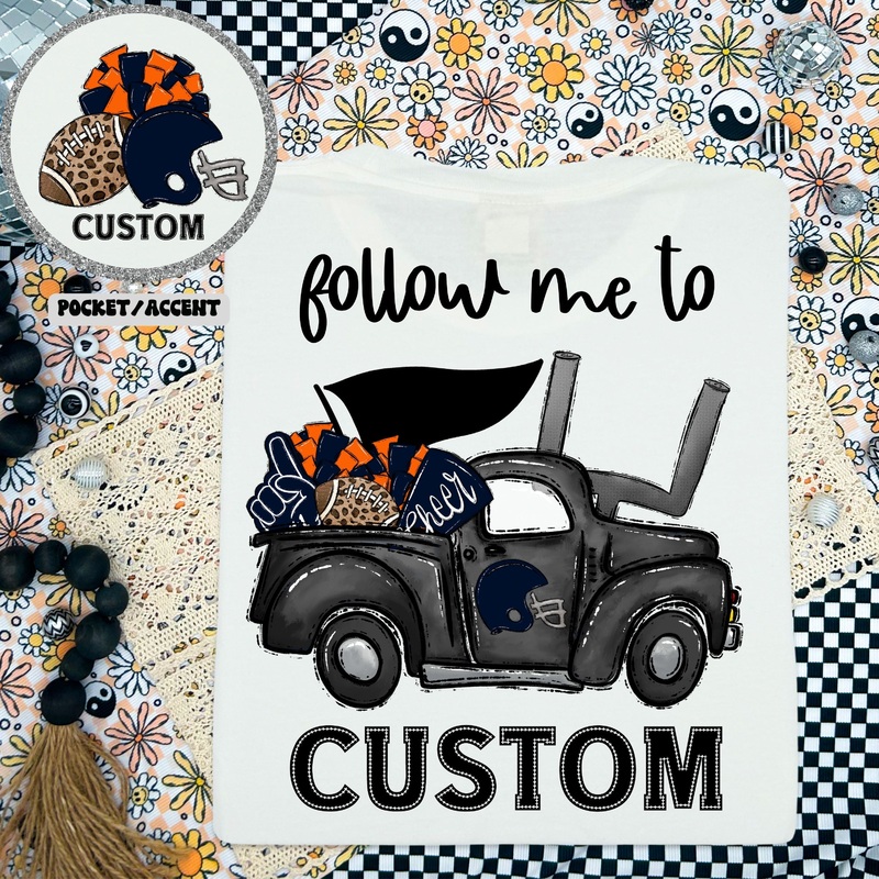 HOCO TRUCK NAVY AND ORANGE FRONT + BACK