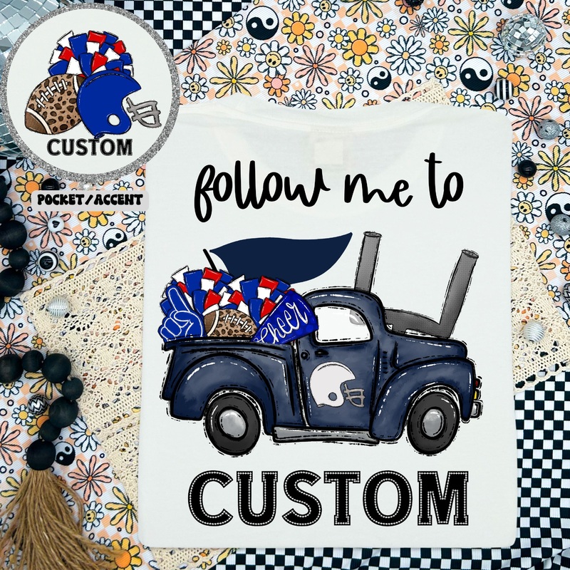 HOCO TRUCK NAVY ROYAL AND RED FRONT + BACK