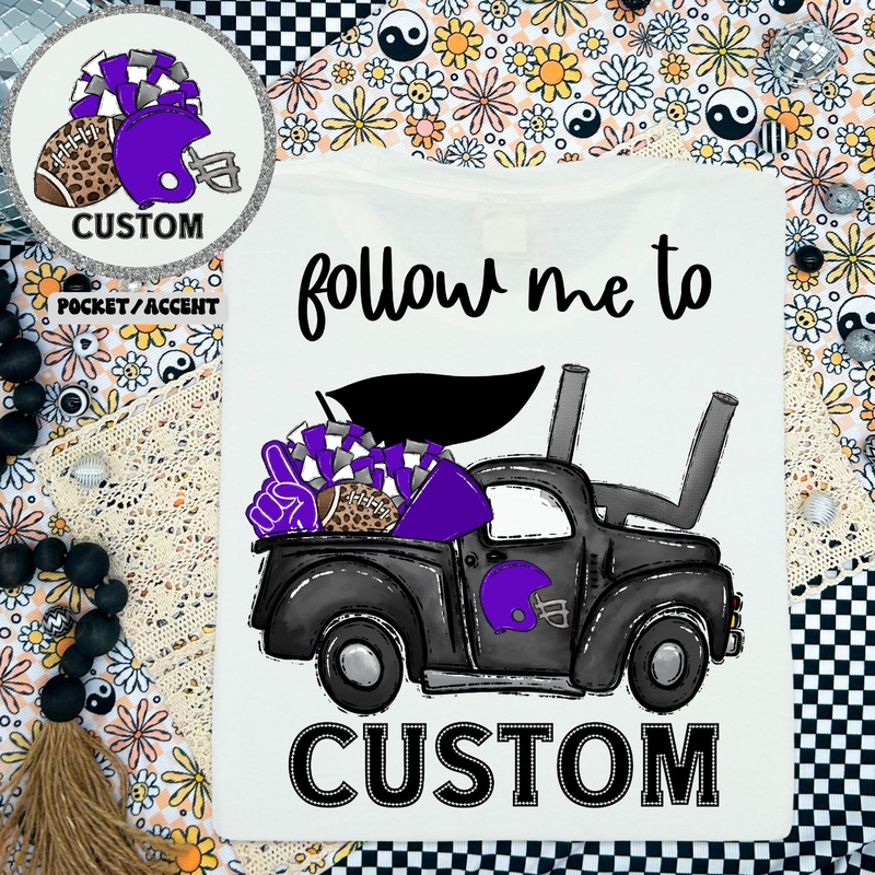 HOCO TRUCK PURPLE FRONT + BACK