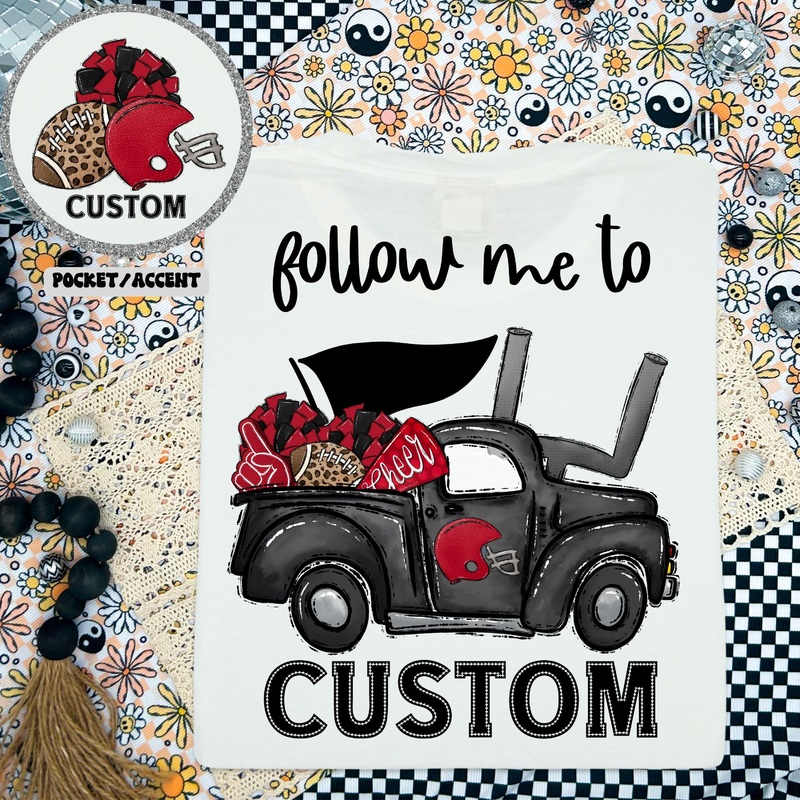 HOCO TRUCK RED AND BLACK FRONT + BACK