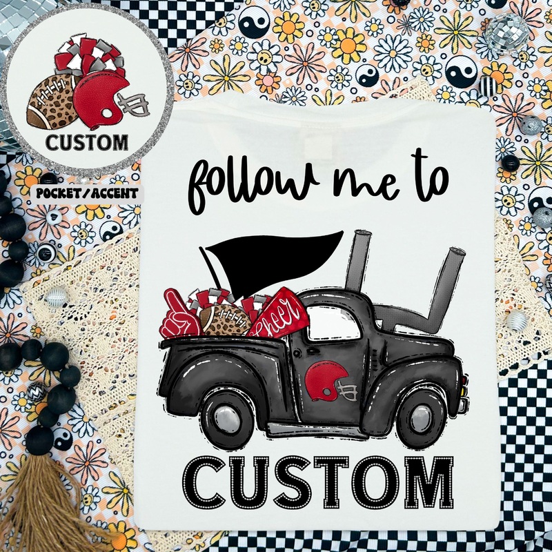HOCO TRUCK RED FRONT + BACK|Youth|Adult
