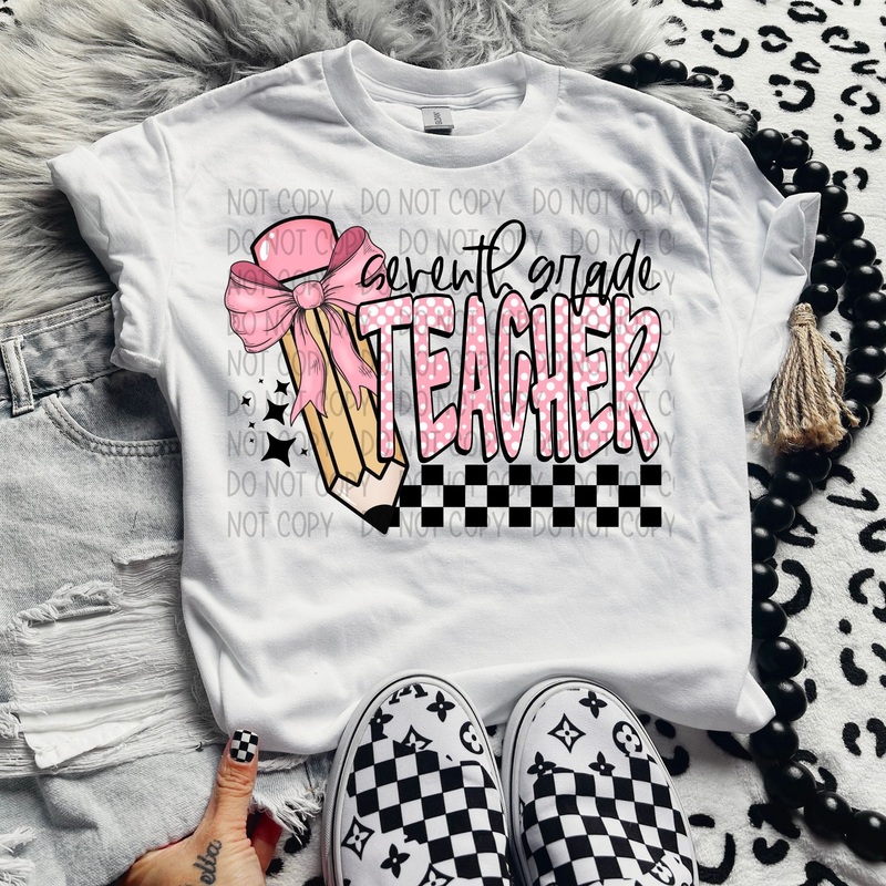 SEVENTH GRADE TEACHER CHECKER DOT
