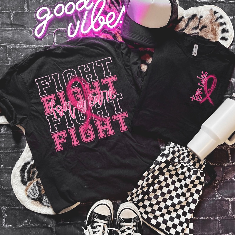 TIGER CUBS FIGHT FOR A CURE RIBBON-FRONT & BACK