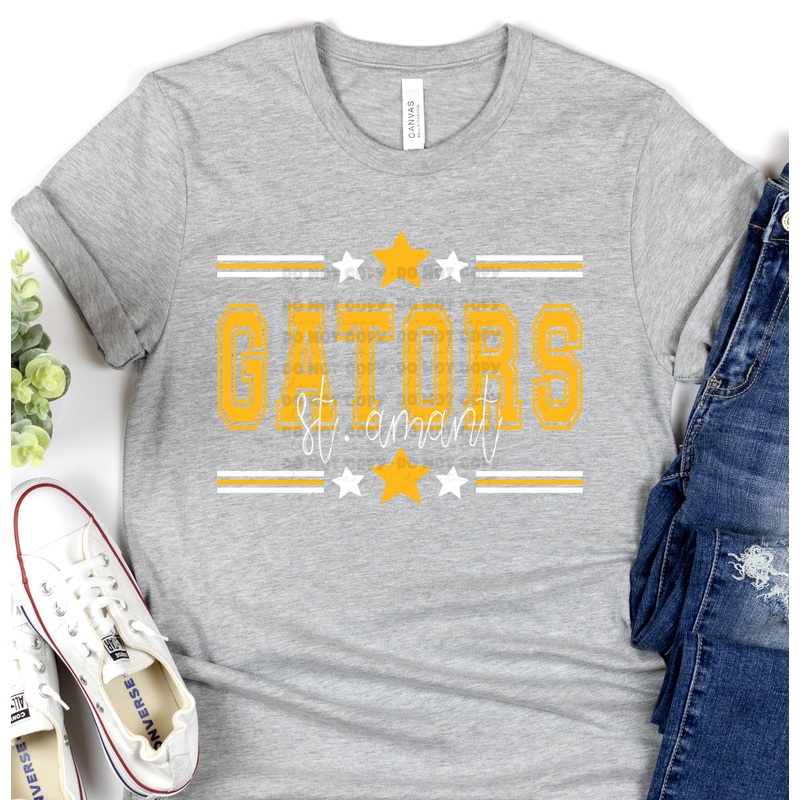 ST. AMANT GATORS ALL STARS|Pocket 3.5″-4″|Infant|Toddler|Youth 8.5|Adult 11″|Adult 12″