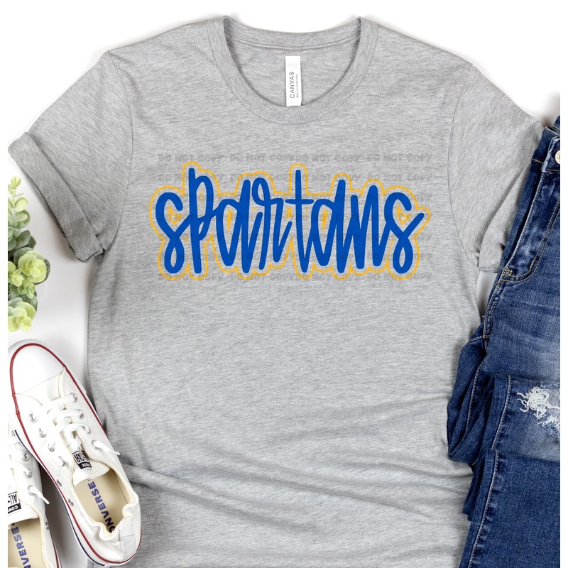 SPARTANS ROYAL ATH GOLD|Pocket 3.5″-4″|Infant|Toddler|Youth 8.5|Adult 11″|Adult 12″