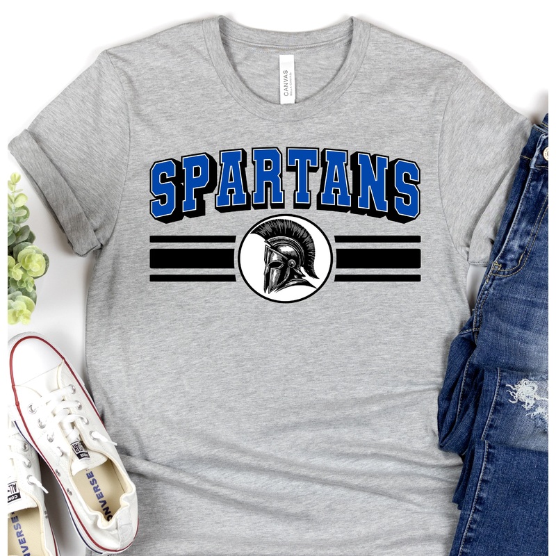 SPARTANS SPORT STRIPE BLACK ROYAL NO SPORT