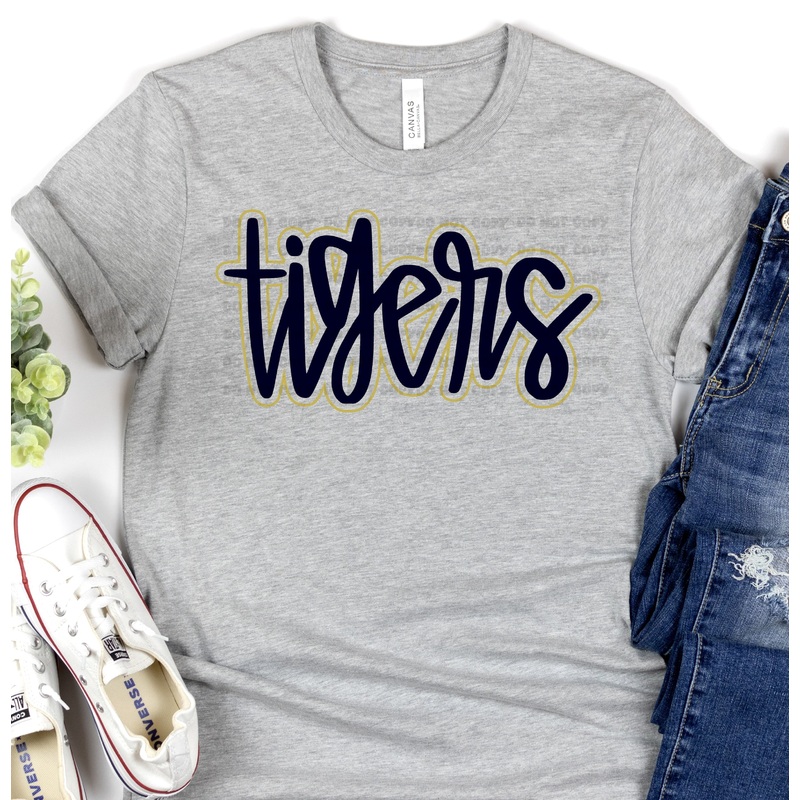 TIGERS NAVY GOLD|Pocket 3.5″-4″|Infant|Toddler|Youth 8.5|Adult 11″|Adult 12″