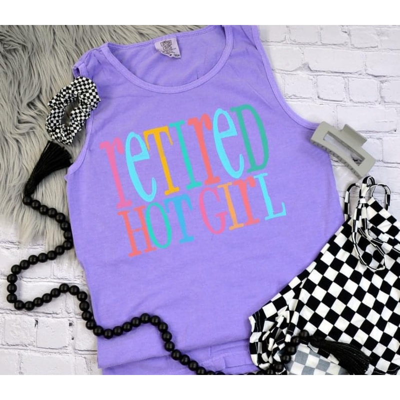 RETIRED HOT GIRL WATERCOLOR|Pocket 3.5″-4″|Infant|Toddler|Youth 8.5|Adult 11″|Adult 12″