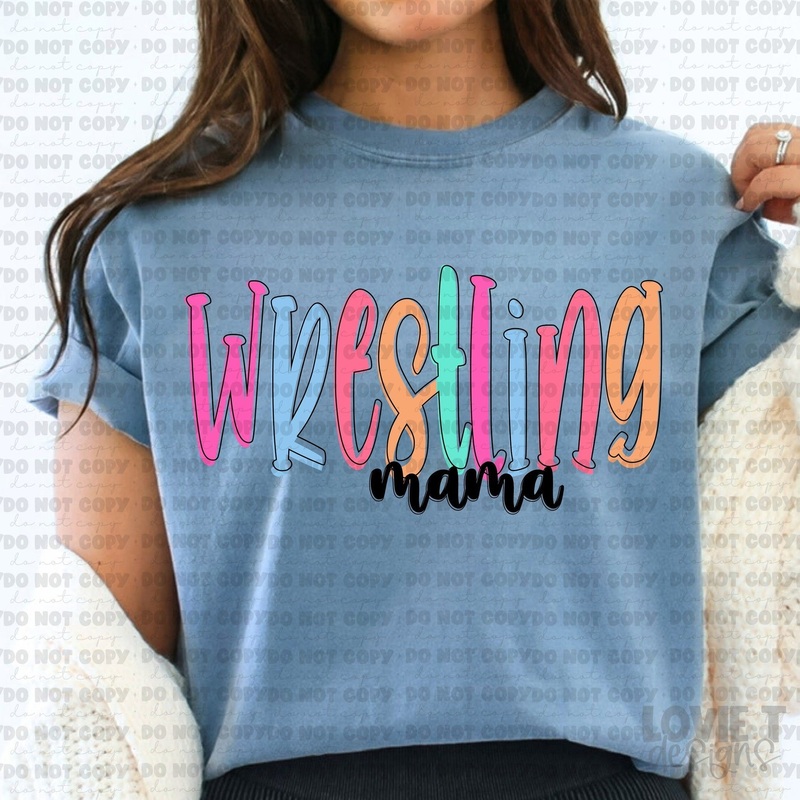 WRESTLING MAMA TGG|Pocket 3.5″-4″|Infant|Toddler|Youth 8.5|Adult 11″|Adult 12″