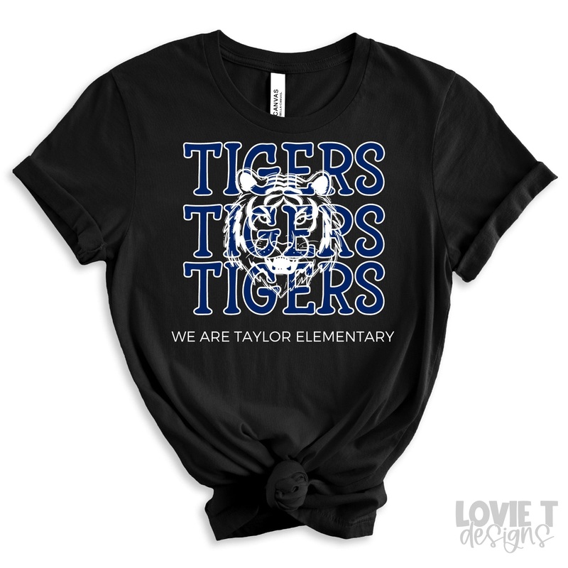 WE ARE TAYLOR ELEMENTARY|Pocket 3.5″-4″|Infant|Toddler|Youth 8.5|Adult 11″|Adult 12″