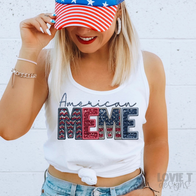 AMERICAN MEME|Pocket 3.5″-4″|Infant|Toddler|Youth 8.5|Adult 11″|Adult 12″