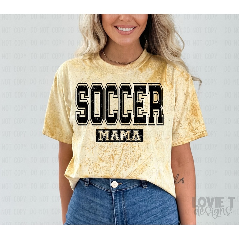 SOCCER MAMA DISTRESSED|Pocket 3.5″-4″|Infant|Toddler|Youth 8.5|Adult 11″|Adult 12″