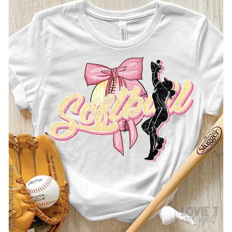 SOFTBALL COQUETTE|Pocket 3.5″-4″|Infant|Toddler|Youth 8.5|Adult 11″|Adult 12″