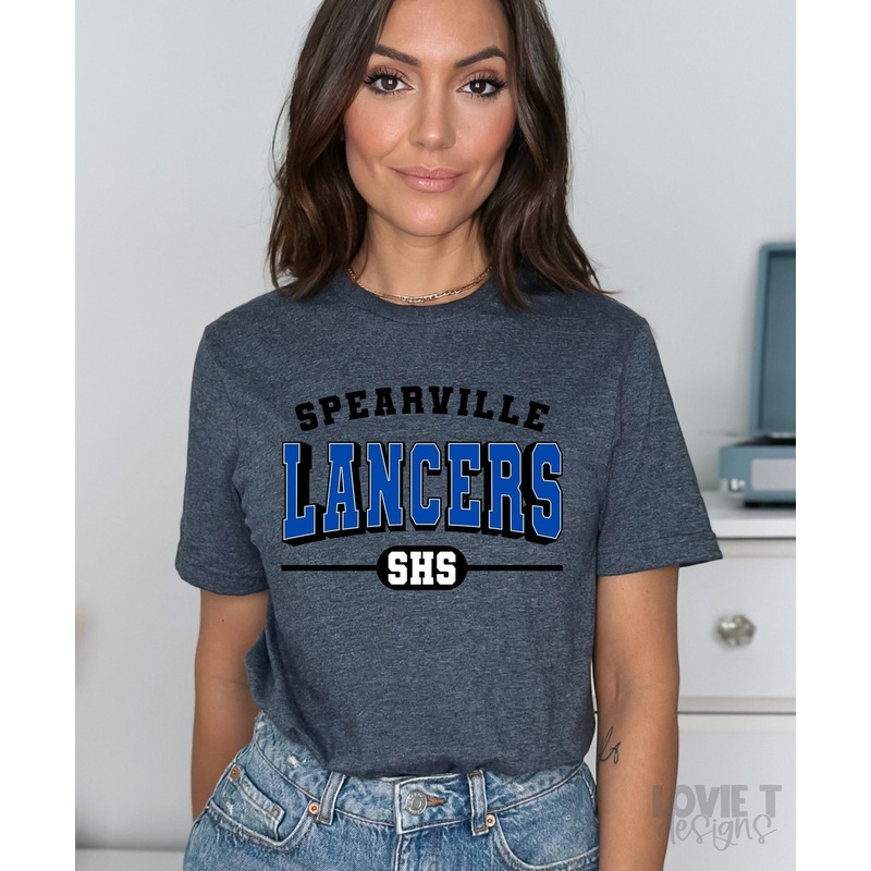 SPEARVILLE LANCERS SHS|Pocket 3.5″-4″|Infant|Toddler|Youth 8.5|Adult 11″|Adult 12″