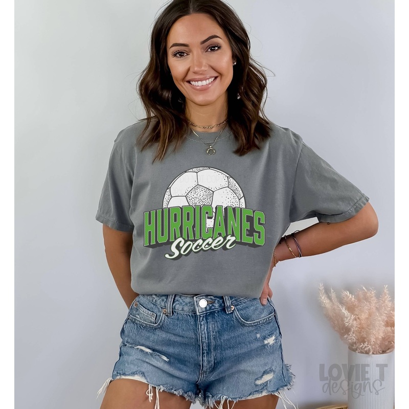 VINTAGE HURRICANES APPLE GREEN SOCCER