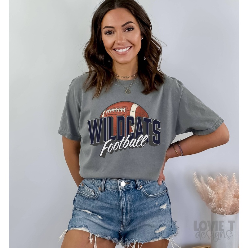 VINTAGE WILDCATS NAVY FOOTBALL