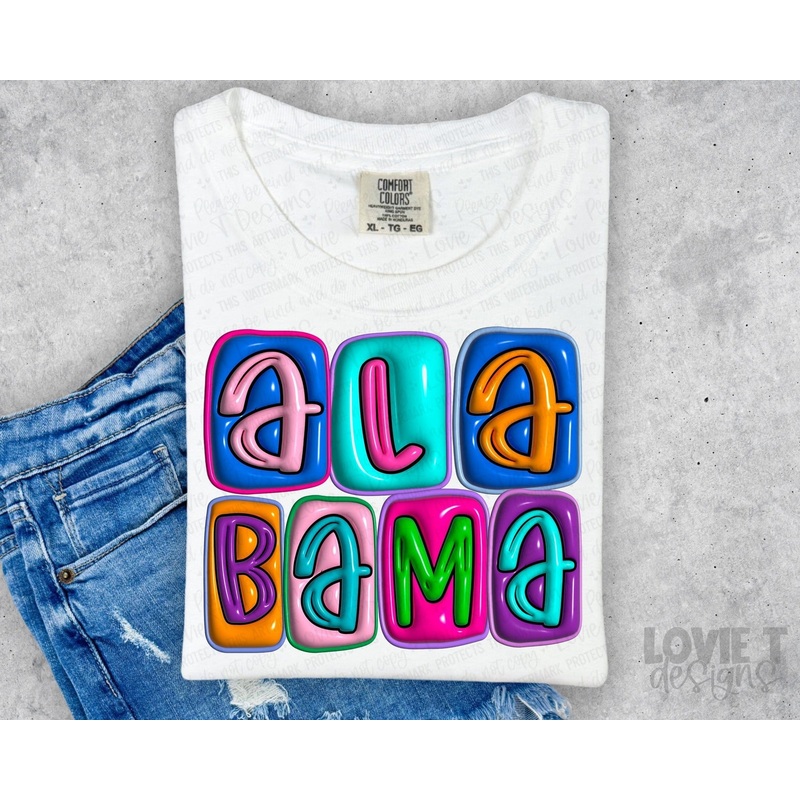 ALABAMA BRIGHT FAUX INFLATABLE