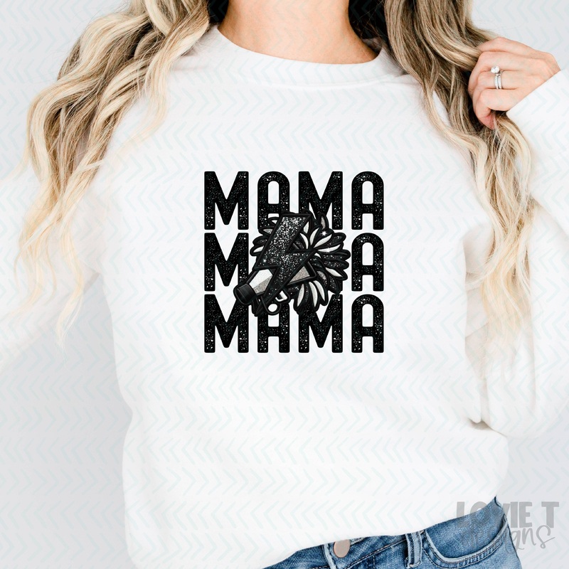 STACKED CHEER – MAMA|Pocket 3.5″-4″|Infant|Toddler|Youth 8.5|Adult 11″|Adult 12″