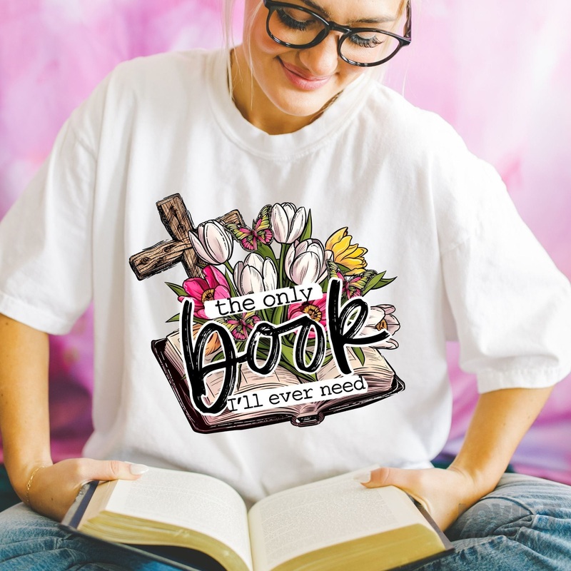 THE ONLY BOOK I’LL EVER NEED|Pocket 3.5″-4″|Infant|Toddler|Youth 8.5|Adult 11″|Adult 12″