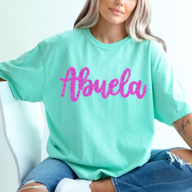 ABUELA FAUX TINSEL|Pocket 3.5″-4″|Infant|Toddler|Youth 8.5|Adult 11″|Adult 12″