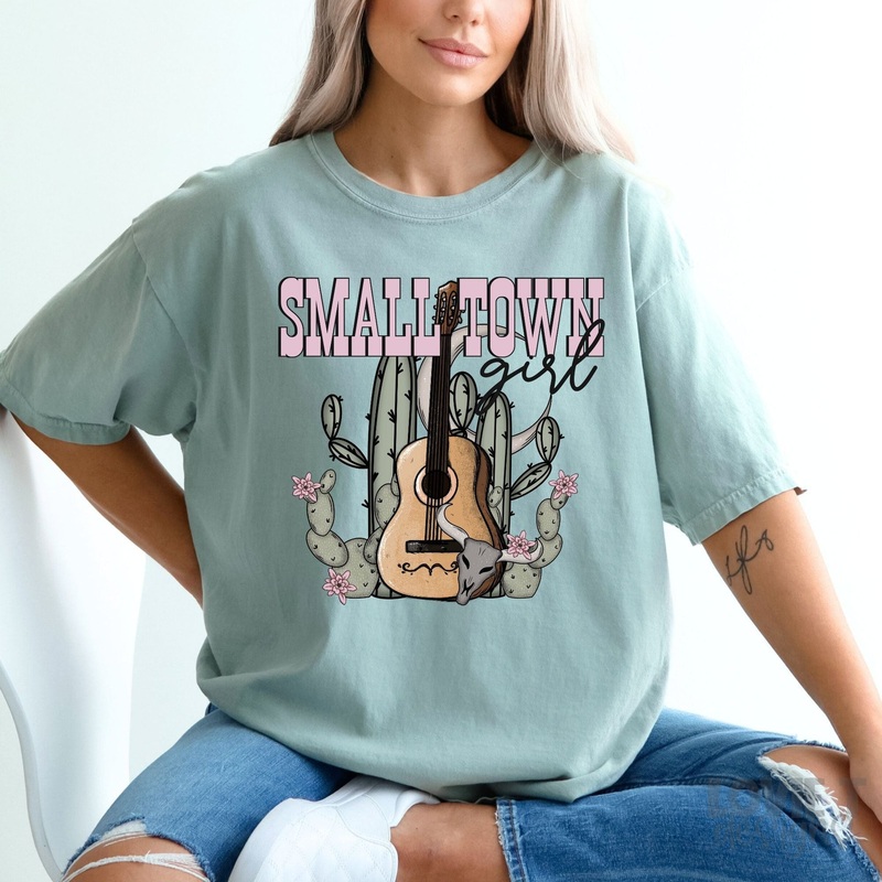 SMALL TOWN GIRL|Pocket 3.5″-4″|Infant|Toddler|Youth 8.5|Adult 11″|Adult 12″