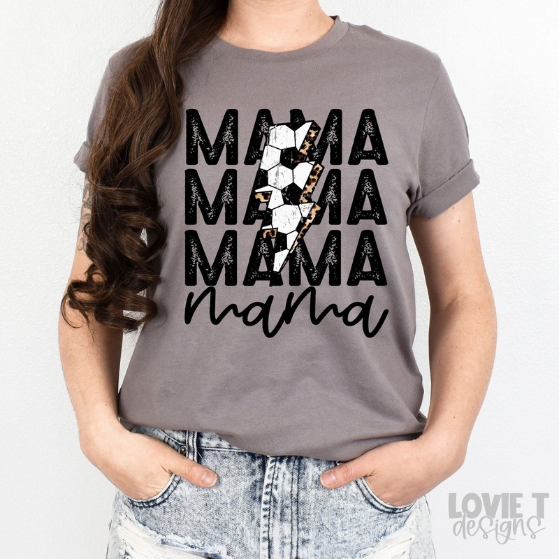 STACKED SOCCER MAMA BOLT|Pocket 3.5″-4″|Infant|Toddler|Youth 8.5|Adult 11″|Adult 12″