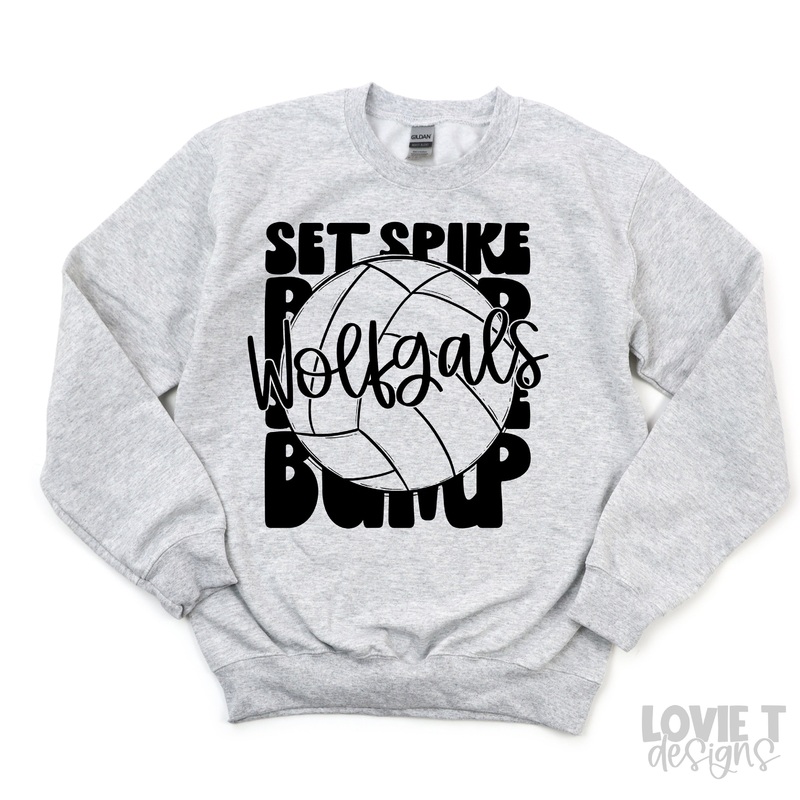 SET SPIKE WOLFGALS|Pocket 3.5″-4″|Infant|Toddler|Youth 8.5|Adult 11″|Adult 12″