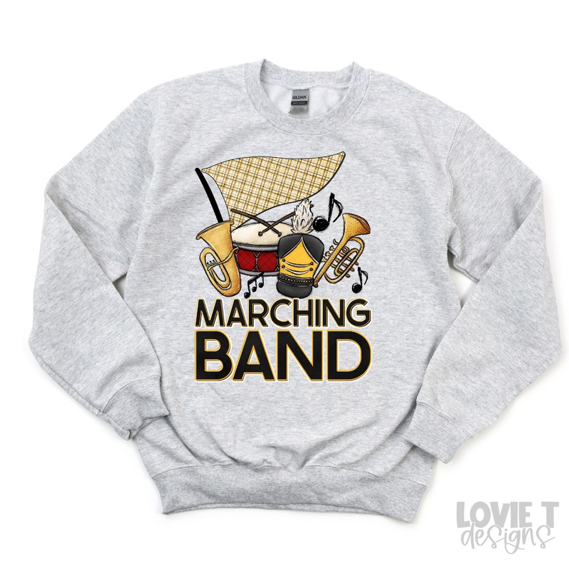 MARCHING BAND CUSTOMS GOLD|Pocket 3.5″-4″|Infant|Toddler|Youth 8.5|Adult 11″|Adult 12″