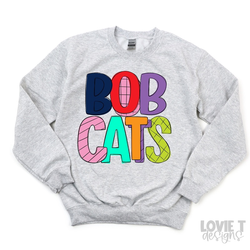 STRIPEY BOBCATS|Pocket 3.5″-4″|Infant|Toddler|Youth 8.5|Adult 11″|Adult 12″