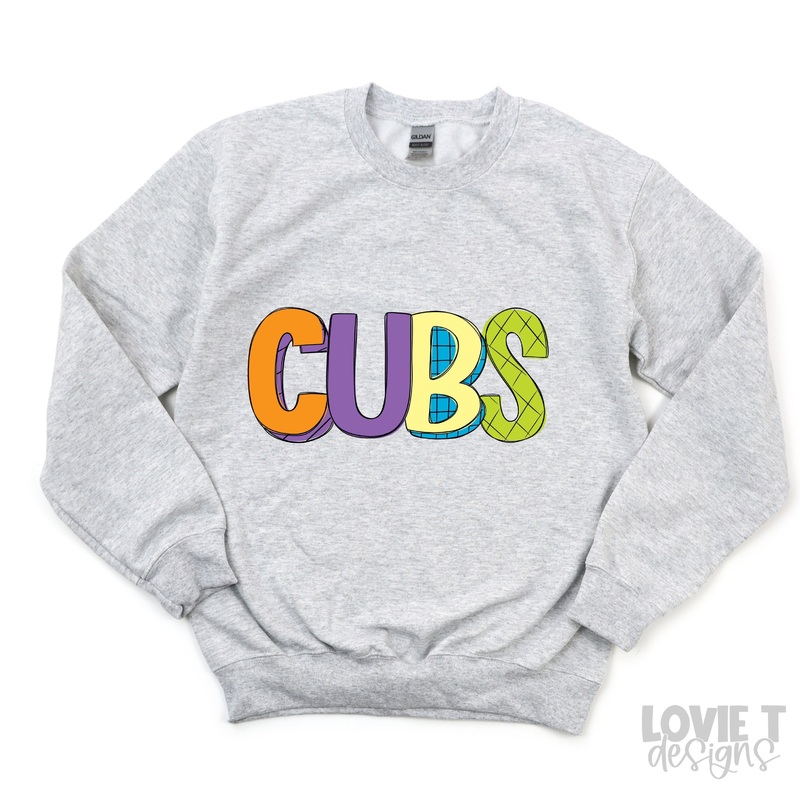 STRIPEY CUBS|Pocket 3.5″-4″|Infant|Toddler|Youth 8.5|Adult 11″|Adult 12″