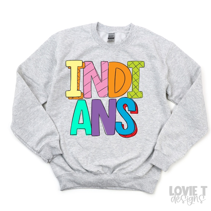 STRIPEY INDIANS|Pocket 3.5″-4″|Infant|Toddler|Youth 8.5|Adult 11″|Adult 12″