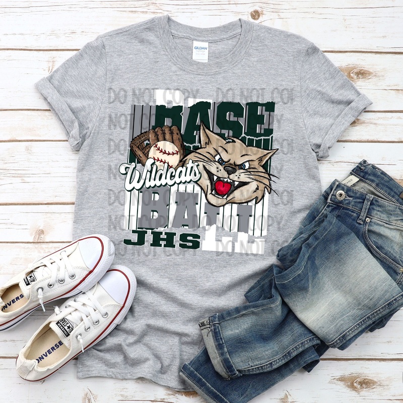 Custom Baseball Stripes With Character Design