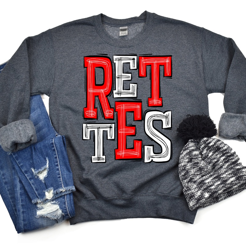 Rettes-Red-White|Pocket 3.5″-4″|Infant|Toddler|Youth 8.5|Adult 11″|Adult 12″