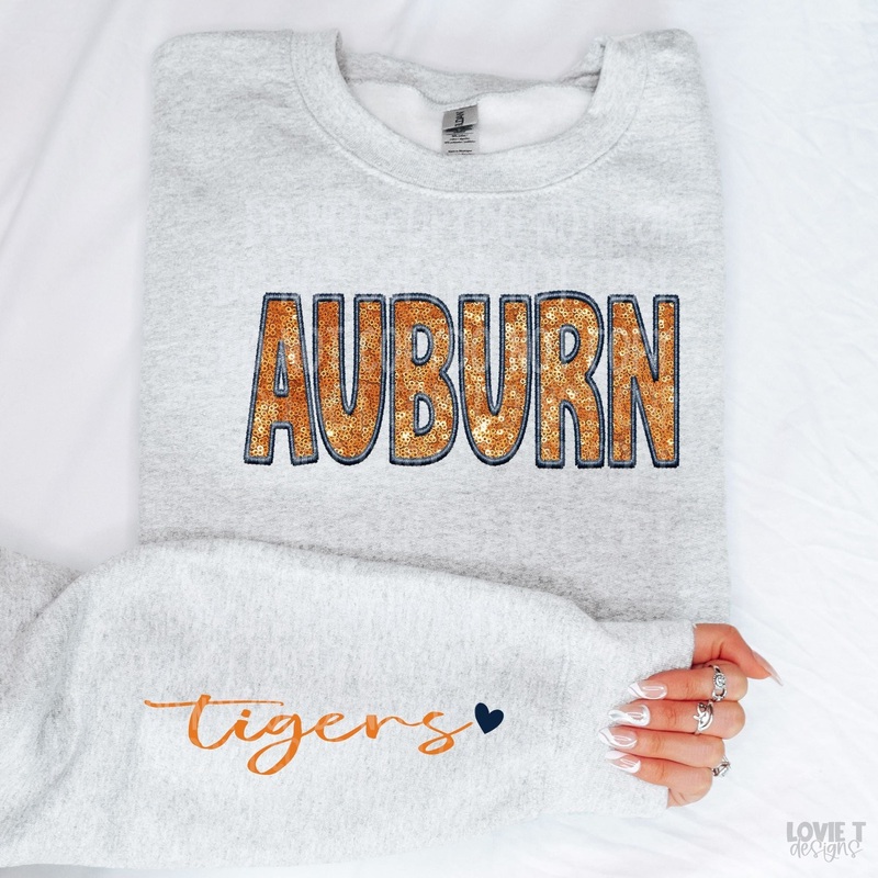 Auburn + Sleeve|Infant|Toddler|Youth 8.5|Adult 11″|Adult 12″