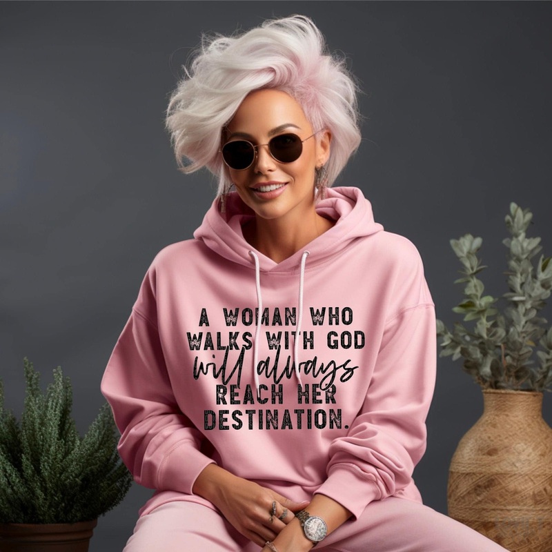 A Woman Who Walks With God|Pocket 3.5″-4″|Infant|Toddler|Youth 8.5|Adult 11″|Adult 12″
