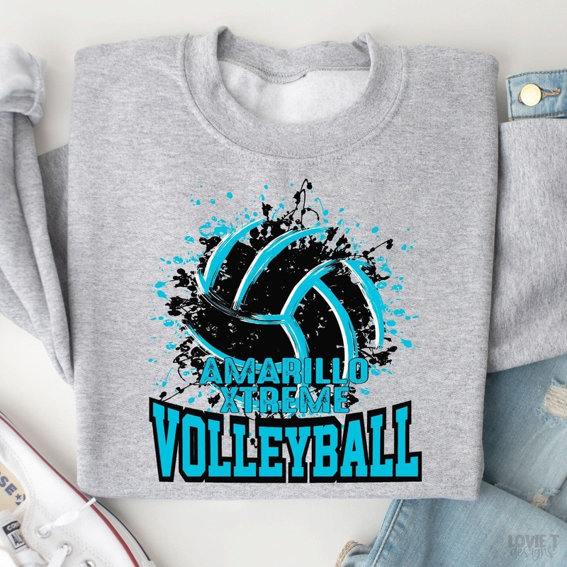 Amarillo Extreme Volleyball|Pocket 3.5″-4″|Infant|Toddler|Youth 8.5|Adult 11″|Adult 12″