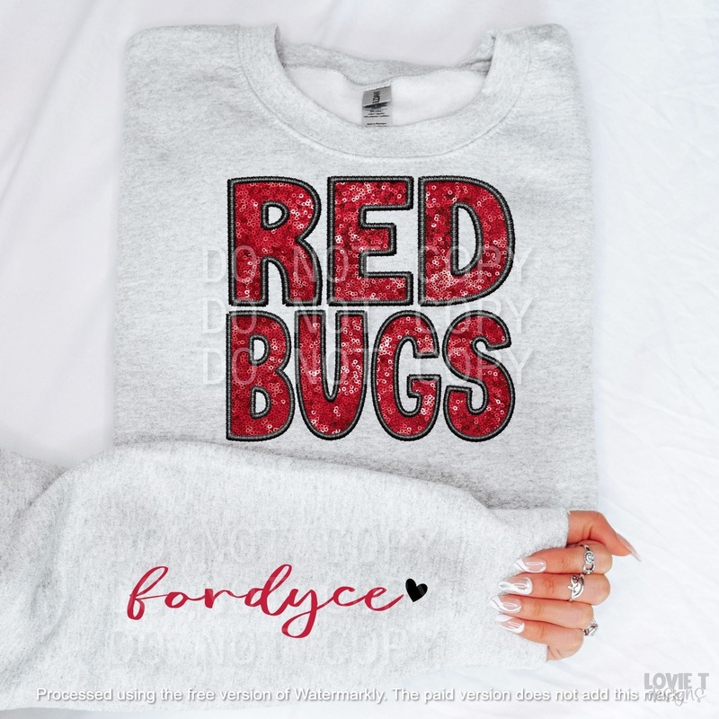 Redbugs + Sleeve|Infant|Toddler|Youth 8.5|Adult 11″|Adult 12″