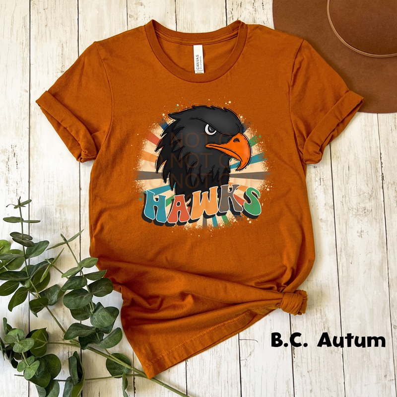 Retro Hawks Black|Pocket 3.5″-4″|Infant|Toddler|Youth 8.5|Adult 11″|Adult 12″