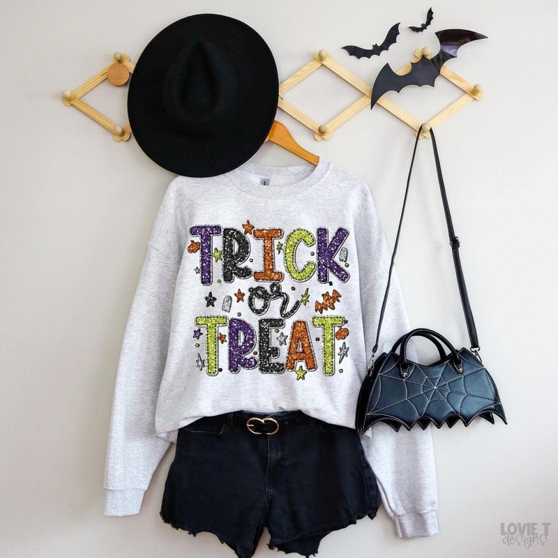 Trick Or Treat|Pocket 3.5″-4″|Infant|Toddler|Youth 8.5|Adult 11″|Adult 12″