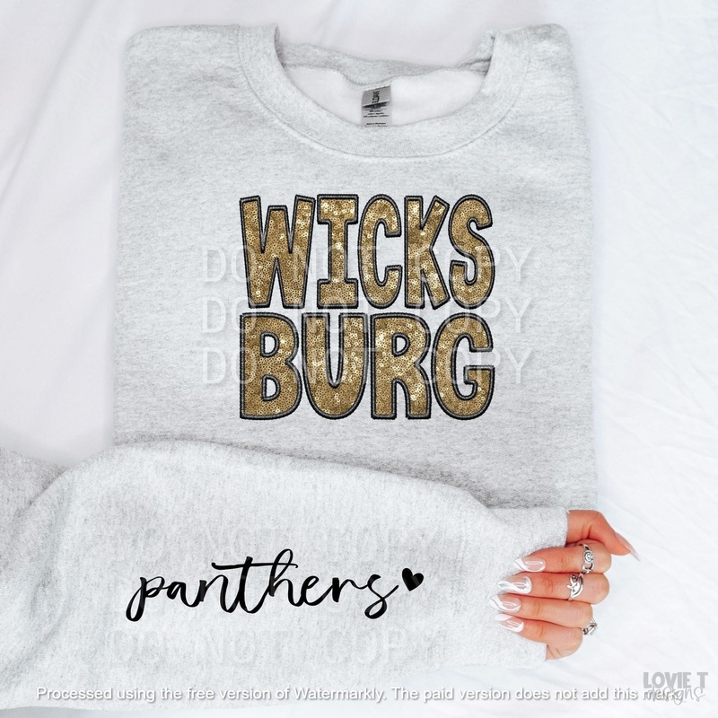 Wicksburg + Sleeve|Infant|Toddler|Youth 8.5|Adult 11″|Adult 12″