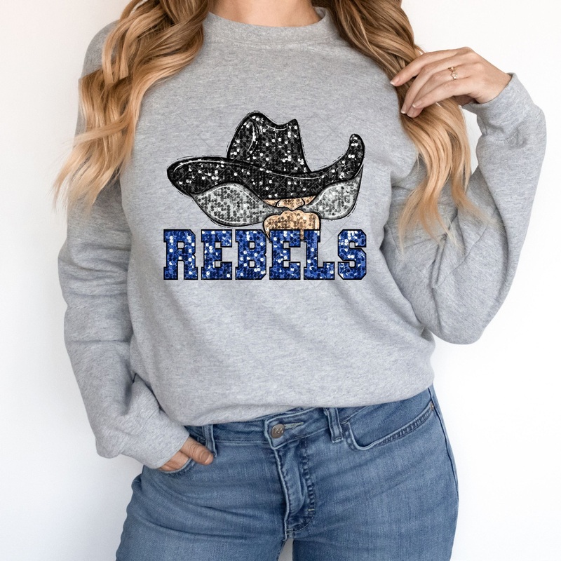 Rebels Royal Sequin|Pocket 3.5″-4″|Infant|Toddler|Youth 8.5|Adult 11″|Adult 12″