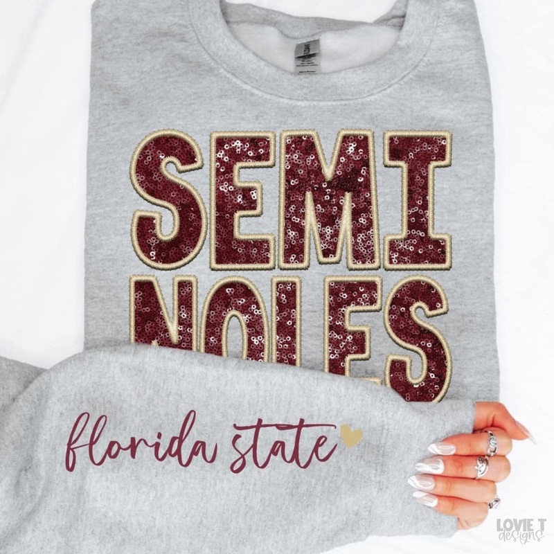Seminoles + Sleeve|Infant|Toddler|Youth 8.5|Adult 11″|Adult 12″